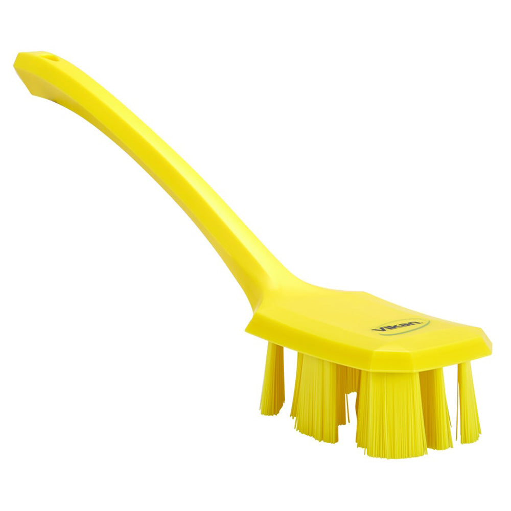 Vikan UST Long Handle Scrubbing Brush- Stiff