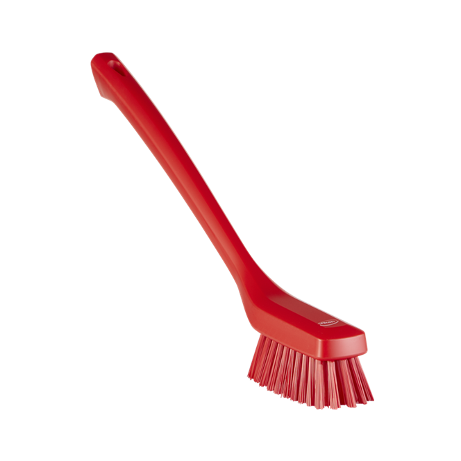 Narrow Cleaning Brush with Long Handle, 16.5" Stiff