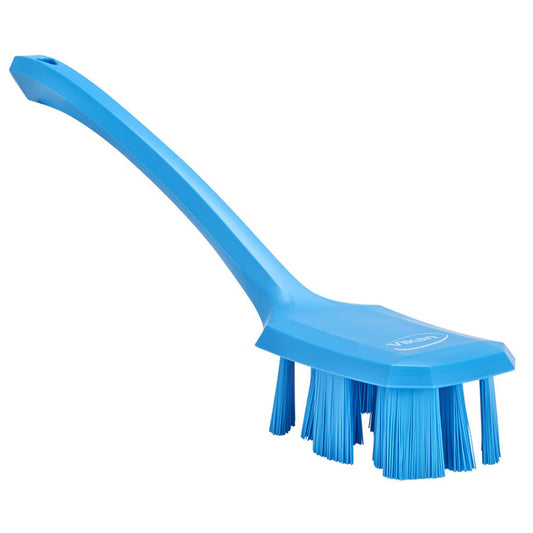 Vikan UST Long Handle Scrubbing Brush- Stiff