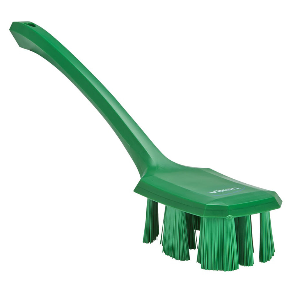 Vikan UST Long Handle Scrubbing Brush- Stiff