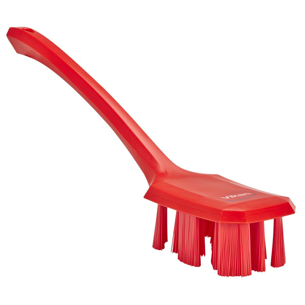 Vikan UST Long Handle Scrubbing Brush- Stiff