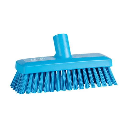 Vikan 8.5" Compact Well/ Deck Scrub- Stiff
