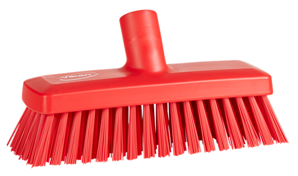 Vikan 8.5" Compact Well/ Deck Scrub- Stiff