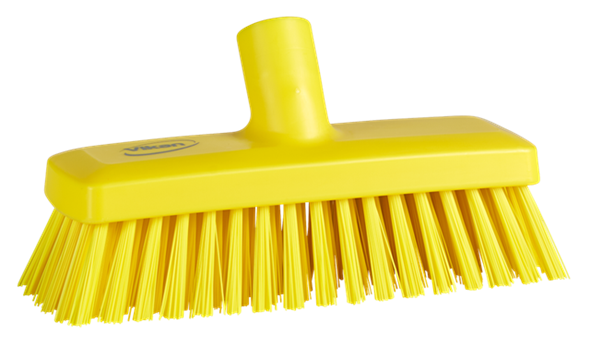 Vikan 8.5" Compact Well/ Deck Scrub- Stiff