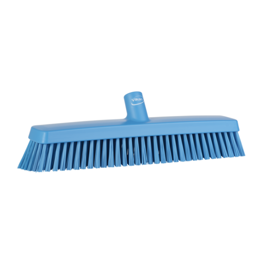 Vikan 16" Push Broom, Heavy Duty, Stiff
