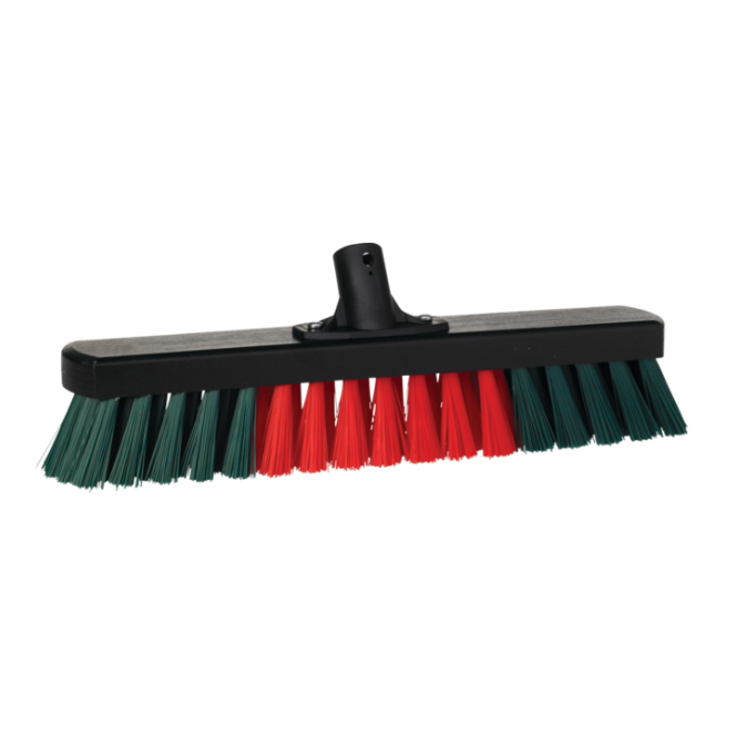 Vikan 17.3" Garage Broom, Stiff, Black