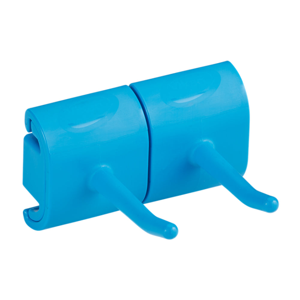 Vikan Hygienic Wall Bracket, Double Hook Module