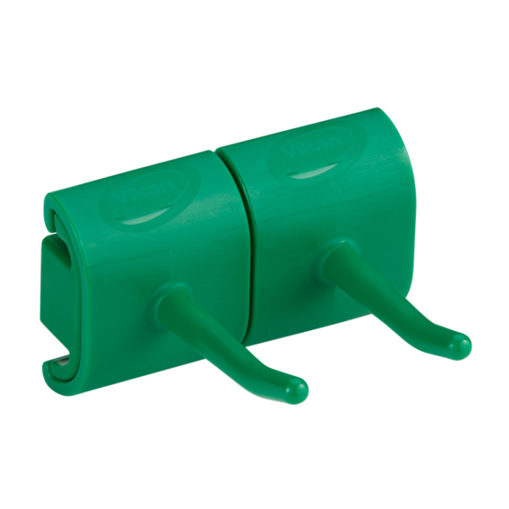 Vikan Hygienic Wall Bracket, Double Hook Module