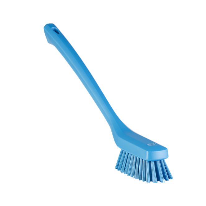 Narrow Cleaning Brush with Long Handle, 16.5" Stiff