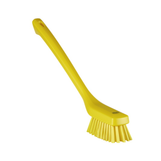 Narrow Cleaning Brush with Long Handle, 16.5" Stiff